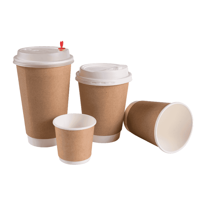 Xícaras de café Kraft Double Wall Take Out: Uma combinação perfeita de proteção ambiental e isolamento